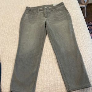 Chico’s So Slimming Slim Leg 2R (12) Grey Ankle